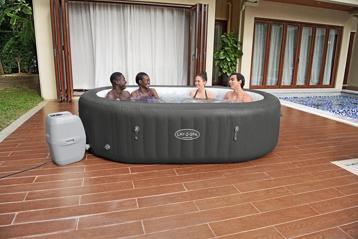 Bestway Spa Mauritius Smart 180 AirJet Massage for 5-7 people 270cm x 180cm Wi-Fi LED With Mobile App - No:60067