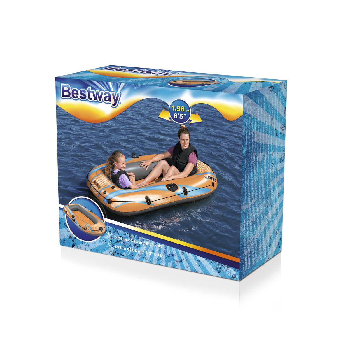 Best Way Raft Bestway® Kondor Elite™ 2000 Inflatable Raft 1.96 m – BestwayEgypt