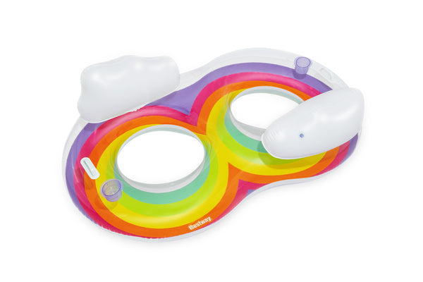 Rainbow Dreams Double Swim Tube - BestwayEgypt
