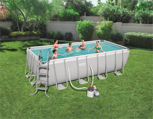 Power Steel™ 4.88m x 2.44m x 1.22m Rectangular Pool Set – BestwayEgypt