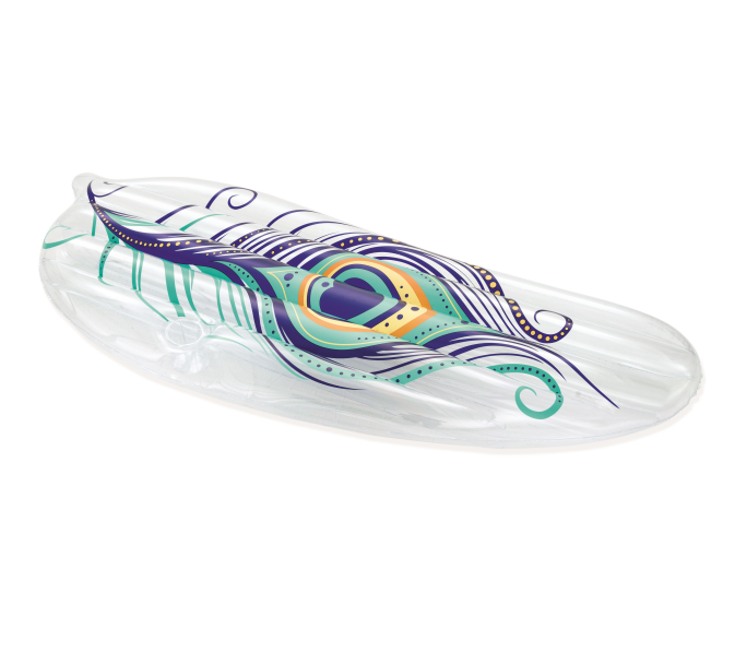 Peacock Feather Pool Float Lounge For Adults 189x79 cm - BestwayEgypt