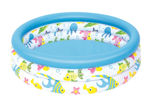 Bestway Ocean Life Inflatable Paddling Pool for Kid's 102x25 cm - BestwayEgypt
