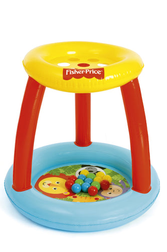 Fisher Price Inflatable Play Island with 15 Play Balls, 89x84 cm - BestwayEgypt