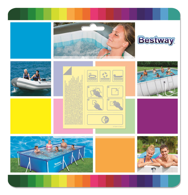 Bestway 6.5cm x 6.5cm Underwater Adhesive Repair Patch - BestwayEgypt