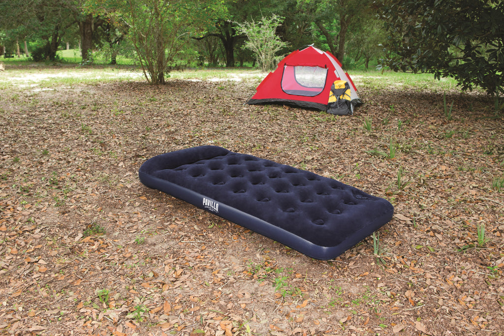 Pavillo 1.88m x 99cm x 28cm Aeroluxe Airbed Twin Built-in Foot Pump - BestwayEgypt