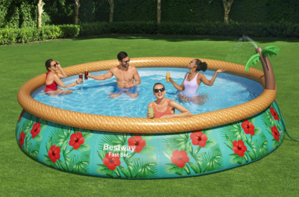 Bestway Fast Set 4.57m x 84cm Paradise Palms Pool Set – BestwayEgypt