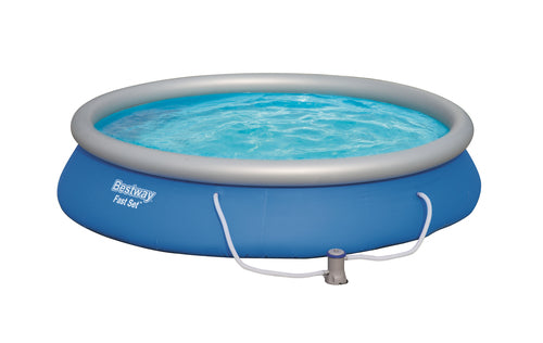 Bestway Fast Set Pool 4.57m x 84cm, set with pump - blue - BestwayEgypt