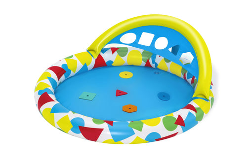 Bestway 1.20m x 1.17m x 46cm Splash & Learn Kiddie Pool
