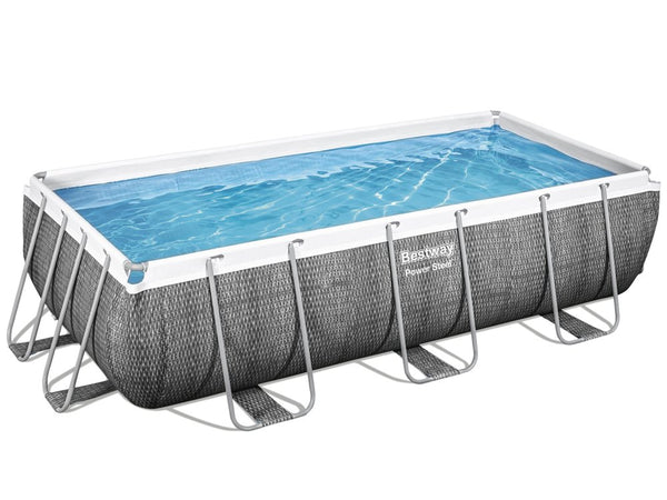 Power Steel™ 4.04m x 2.01m x 1.00m Rectangular Pool Set - BestwayEgypt